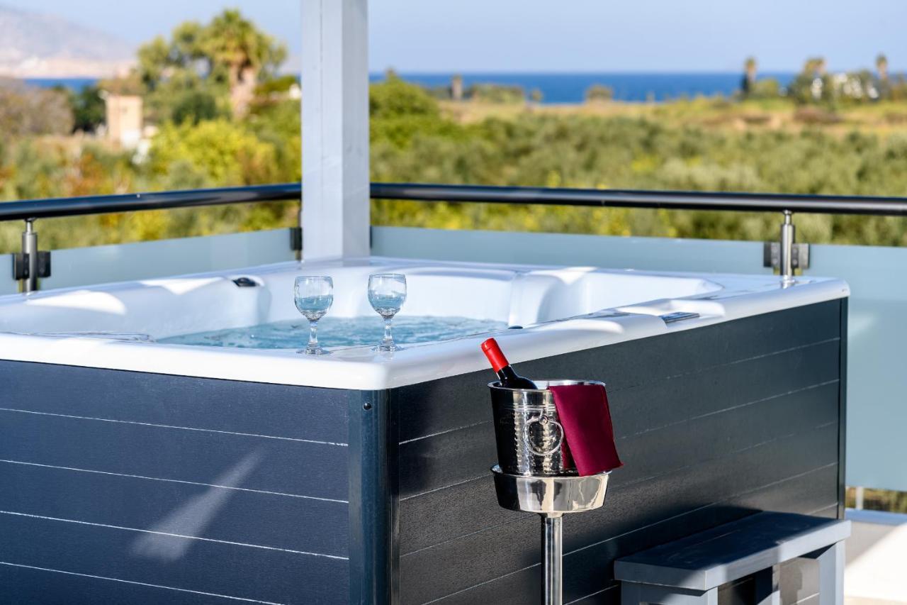 Asteria Pearl Villa 2 With Rooftop Jacuzzi Tigaki Dış mekan fotoğraf