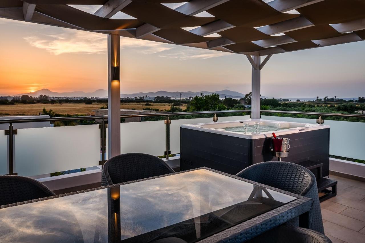 Asteria Pearl Villa 2 With Rooftop Jacuzzi Tigaki Dış mekan fotoğraf