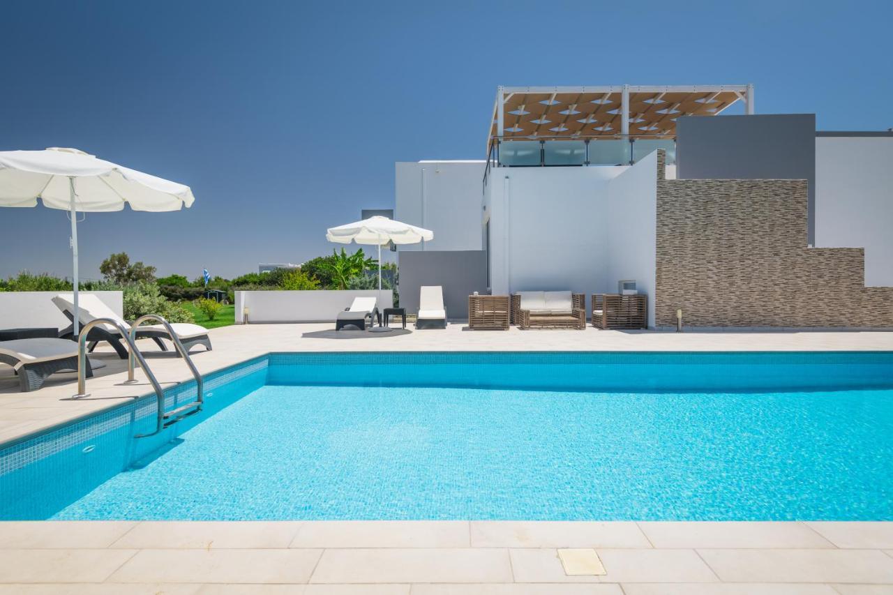 Asteria Pearl Villa 2 With Rooftop Jacuzzi Tigaki Dış mekan fotoğraf