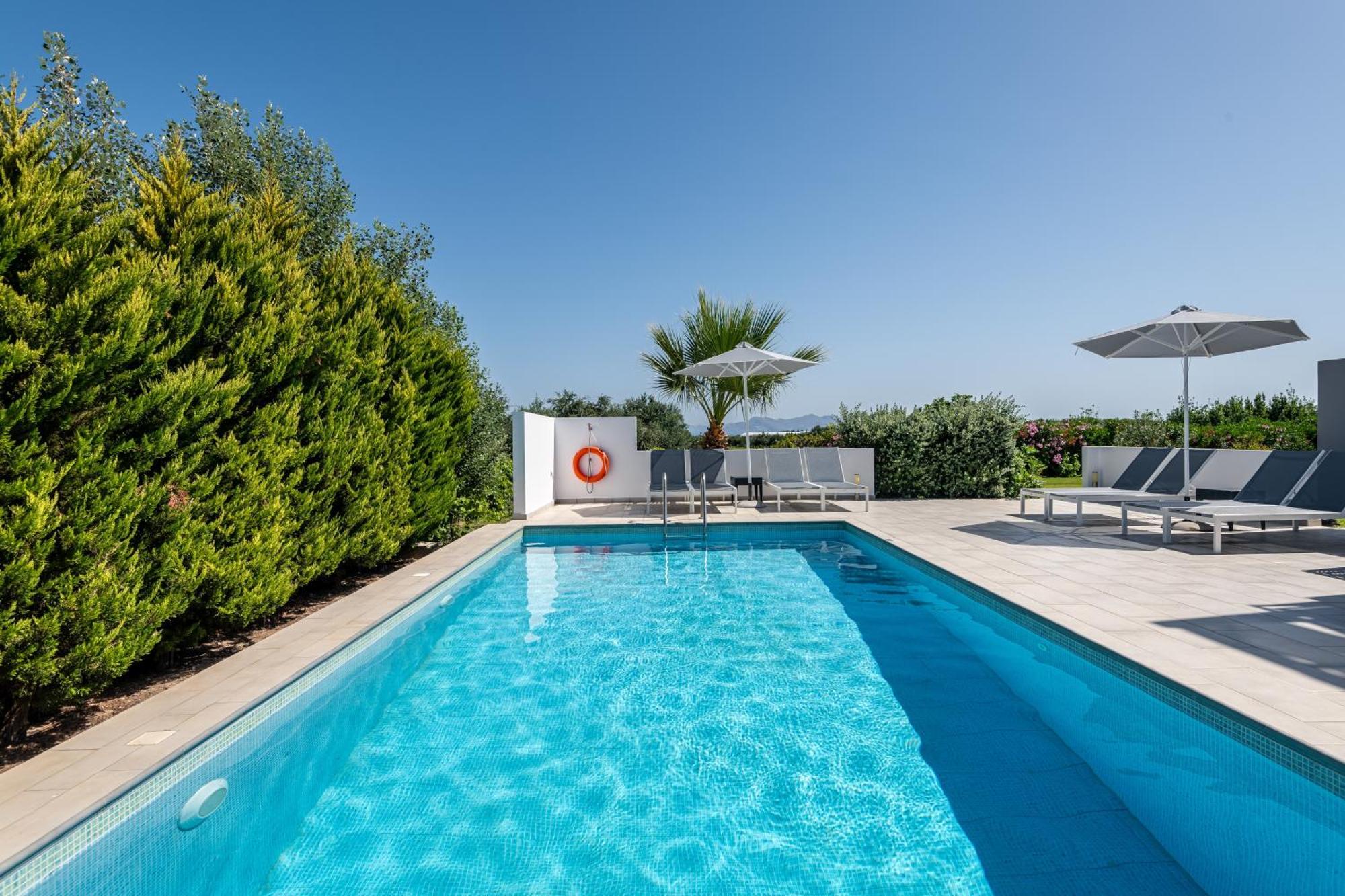 Asteria Pearl Villa 2 With Rooftop Jacuzzi Tigaki Dış mekan fotoğraf